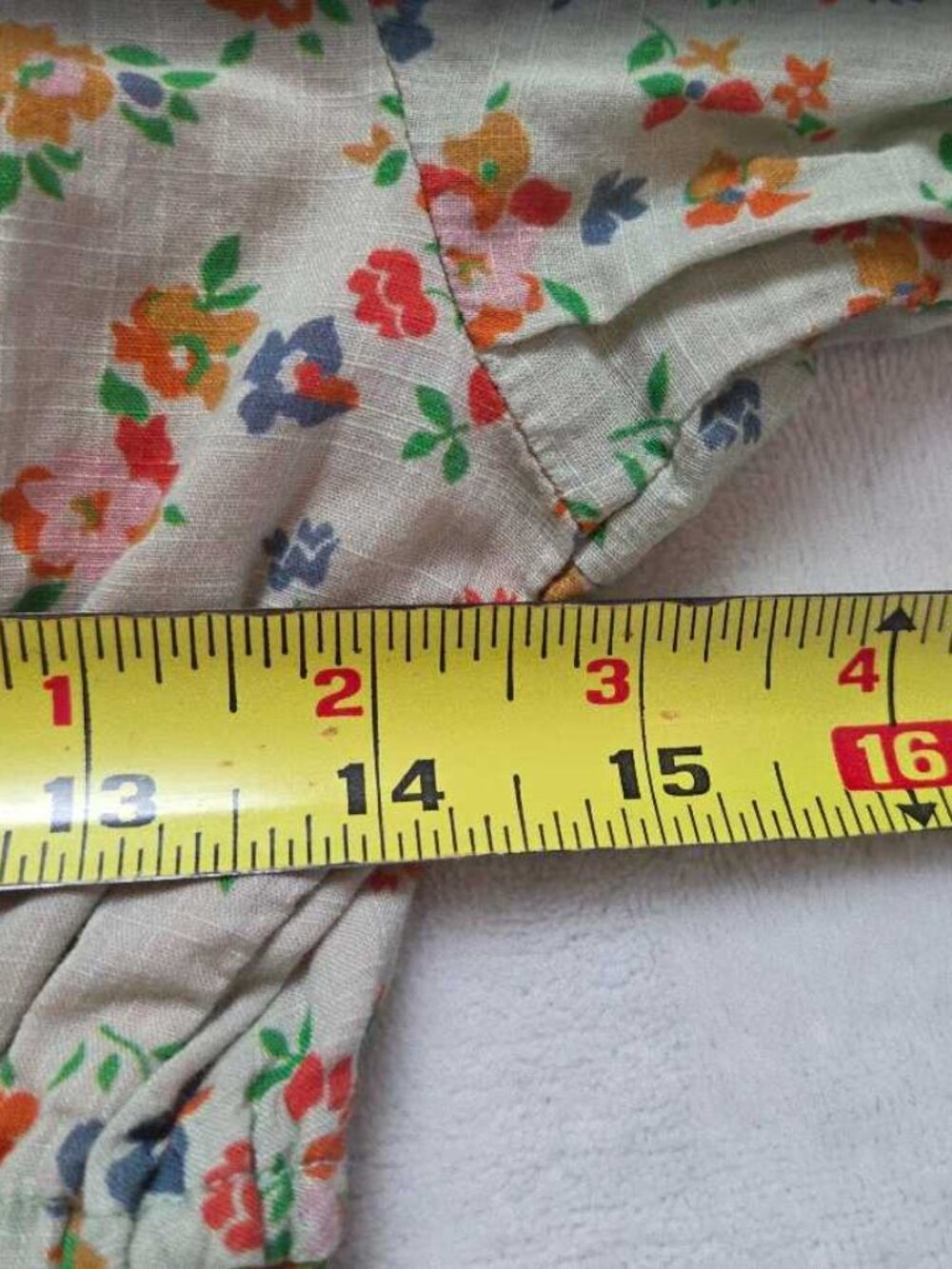 XSP By Anthropologie Tiered & True floral maxi prairie dress XS Petite #4 - Picture 10 of 12